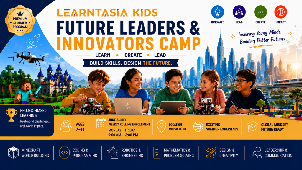 Learntasia Kids Future Leaders & Innovators Camp
